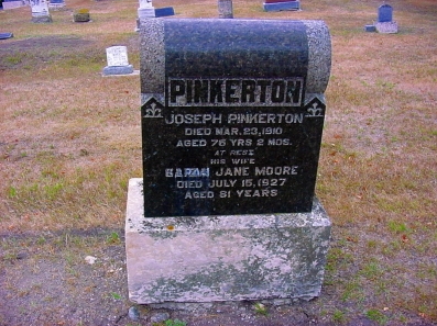 Joseph and Eliza Jane Pinkerton