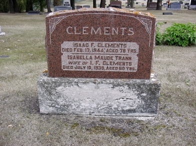 Isaac F and Isabella Maude Clements