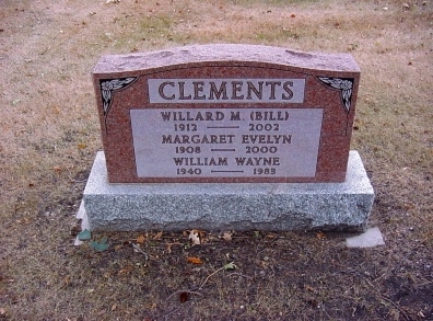 Willard Moir and Margaret Evelyn Clements