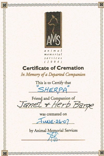Sherpa's Cremation