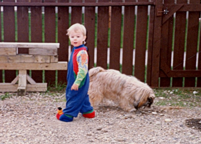 Sherpa with Joel June 1992