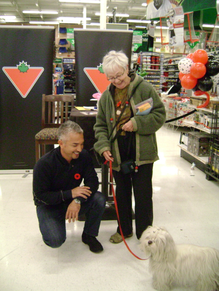 Ziggy with Cesar and Janet