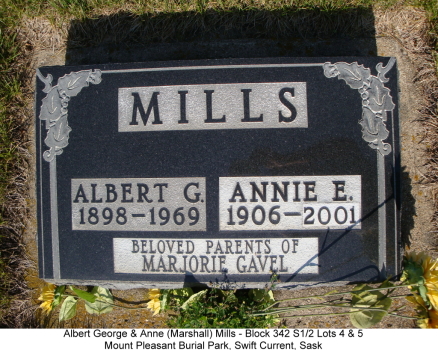 Bert and Anne's Headstone